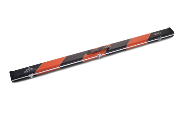 Black & Orange Stripe 3/4 Halo Snooker Cue Case