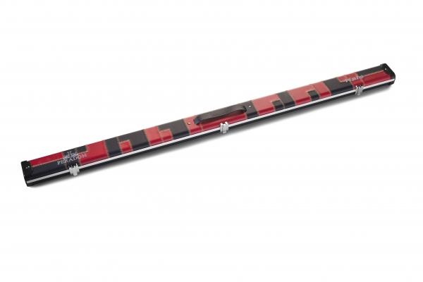 Black & Red Patchwork ¾ Halo Snooker Cue Case