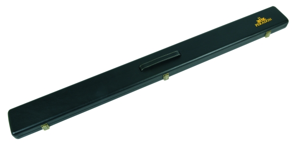 Black 'Leather Look' ¾ Snooker Cue Case