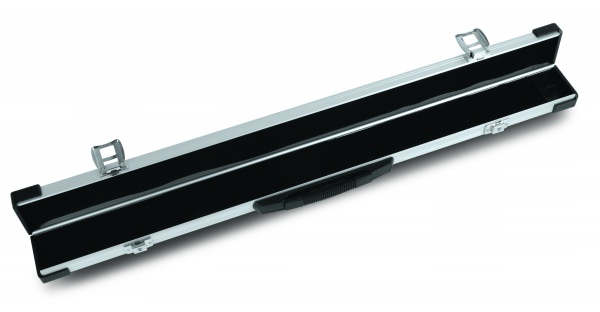 Silver Aluminium Cue Case for 2 Piece Snooker Cue