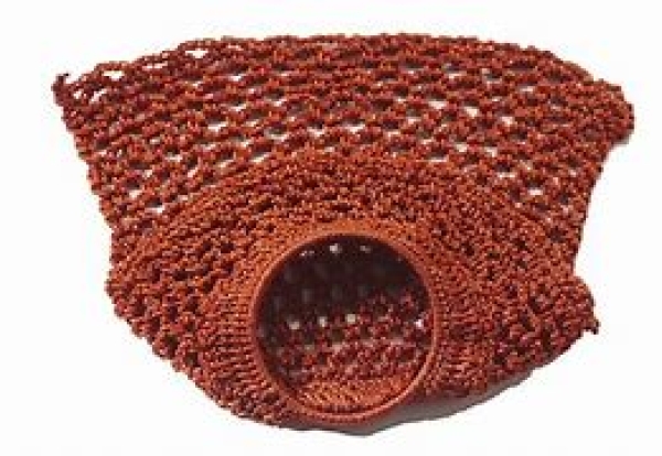 Paprika Coloured Nylon Ring Nets for up to 52.5mm Balls (set of 6)
