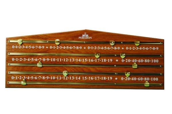 Oak Coloured 4 Player Marking Board 76cm
