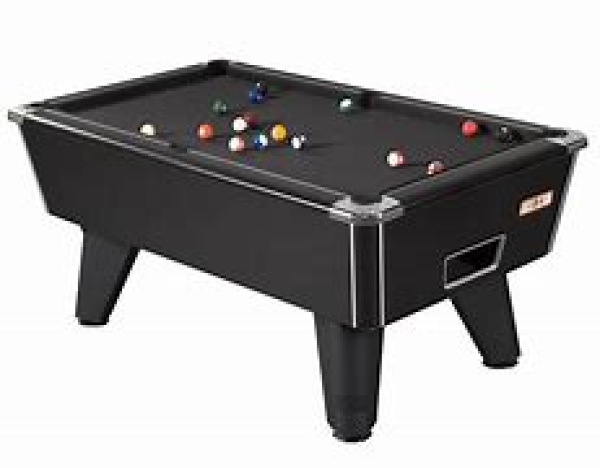 Black Rustic Finish Freeplay Winner UK 8 Ball Pool Table 6ft (182cm)