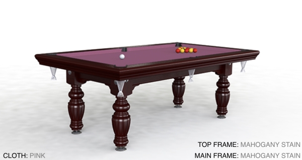 Riley Aristocrat Standard Mahogony Finish 7ft UK 8 Ball Pool Table Diner (7ft 213cm)