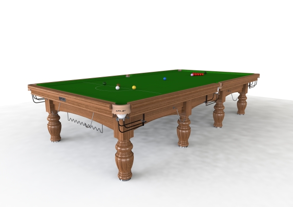 Riley Aristocrat Solid Oak Finish Full Size Standard Cushion Snooker Table (12ft 365cm)