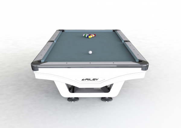 Riley Ray Tournament White Finish 8ft American Pool Table (8ft 243cm)