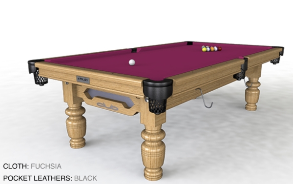 Riley Club Solid Oak Finish 8ft American Pool Table (8ft 243cm)