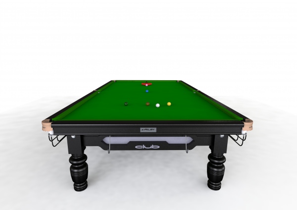 Riley Club Black Finish Full Size Steel Block Cushion Snooker Table (12ft 365cm)