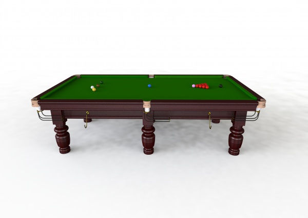 Riley Club 8ft Mahogony Finish Standard Cushion Snooker Table (8ft 243cm)