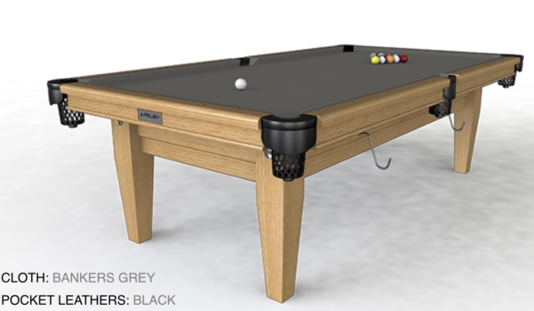 Riley Grand Solid Oak Finish 9ft American Pool Table (9ft  274cm)