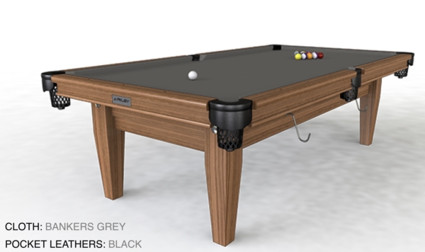 Riley Grand Solid Walnut Finish American Pool Table 8ft (243cm)