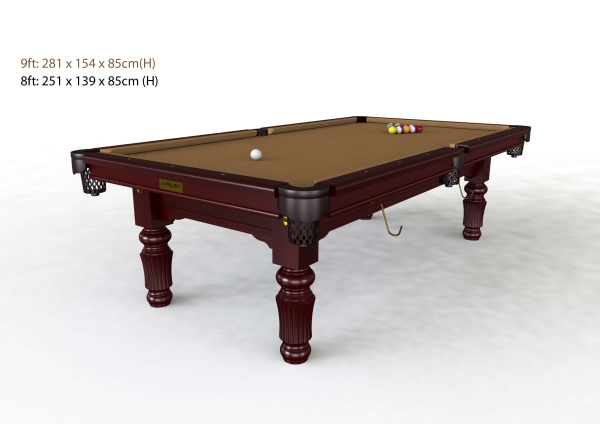 Riley Renaissance Mahogony Finish 9ft American Pool Table (9ft 274cm)