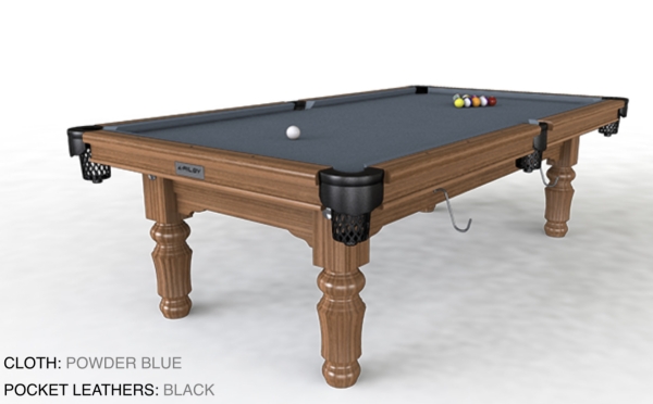 Riley Renaissance Solid Walnut Finish 8ft American Pool Table (8ft 243cm)