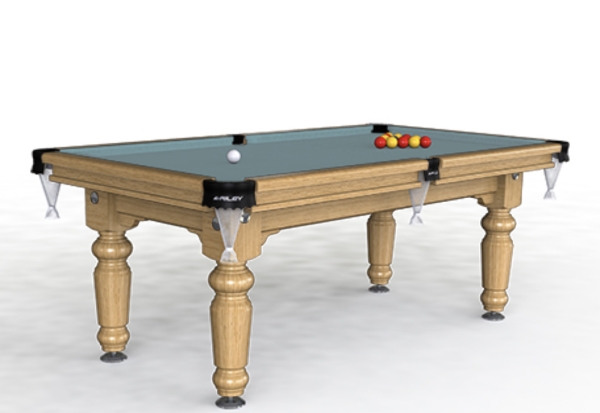 Riley Traditional Solid Oak Finish 7ft UK 8 Ball Pool Table (7ft 213cm)