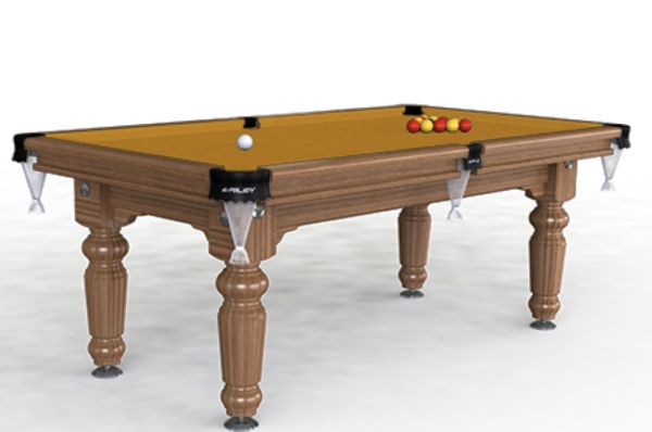 Riley Traditional Solid Walnut Finish 7ft UK 8 Ball Pool Table (7ft 213cm)